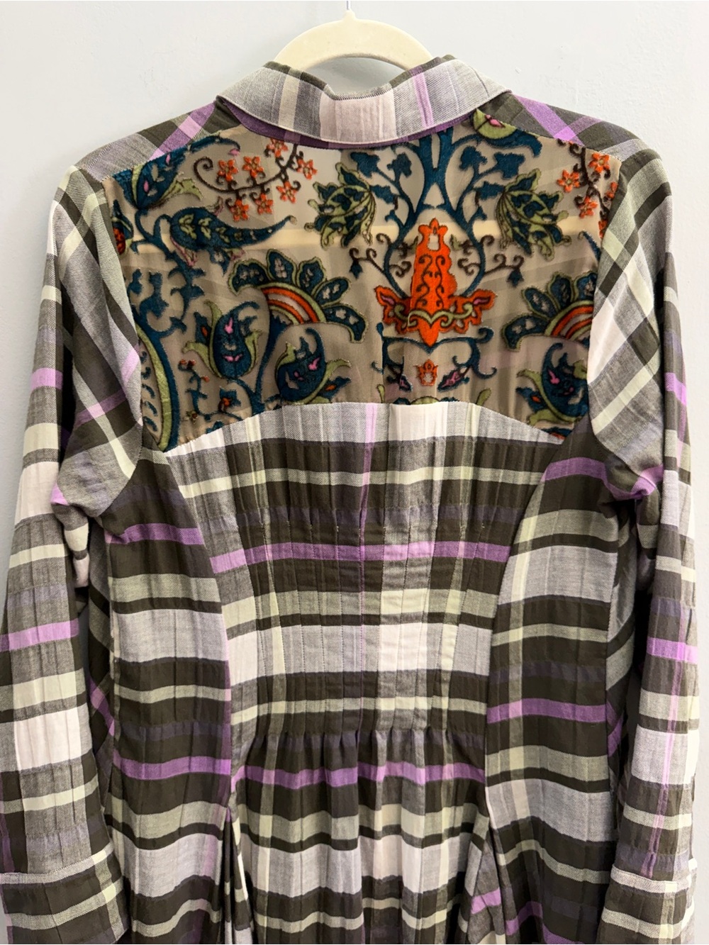 Aratta Madeline Shirt Dress, Size Medium - Picture 6 of 7